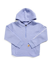 Little Girls Long Sleeve Quilted Sweatshirt | Little Girl Tops | Marshalls | Marshalls