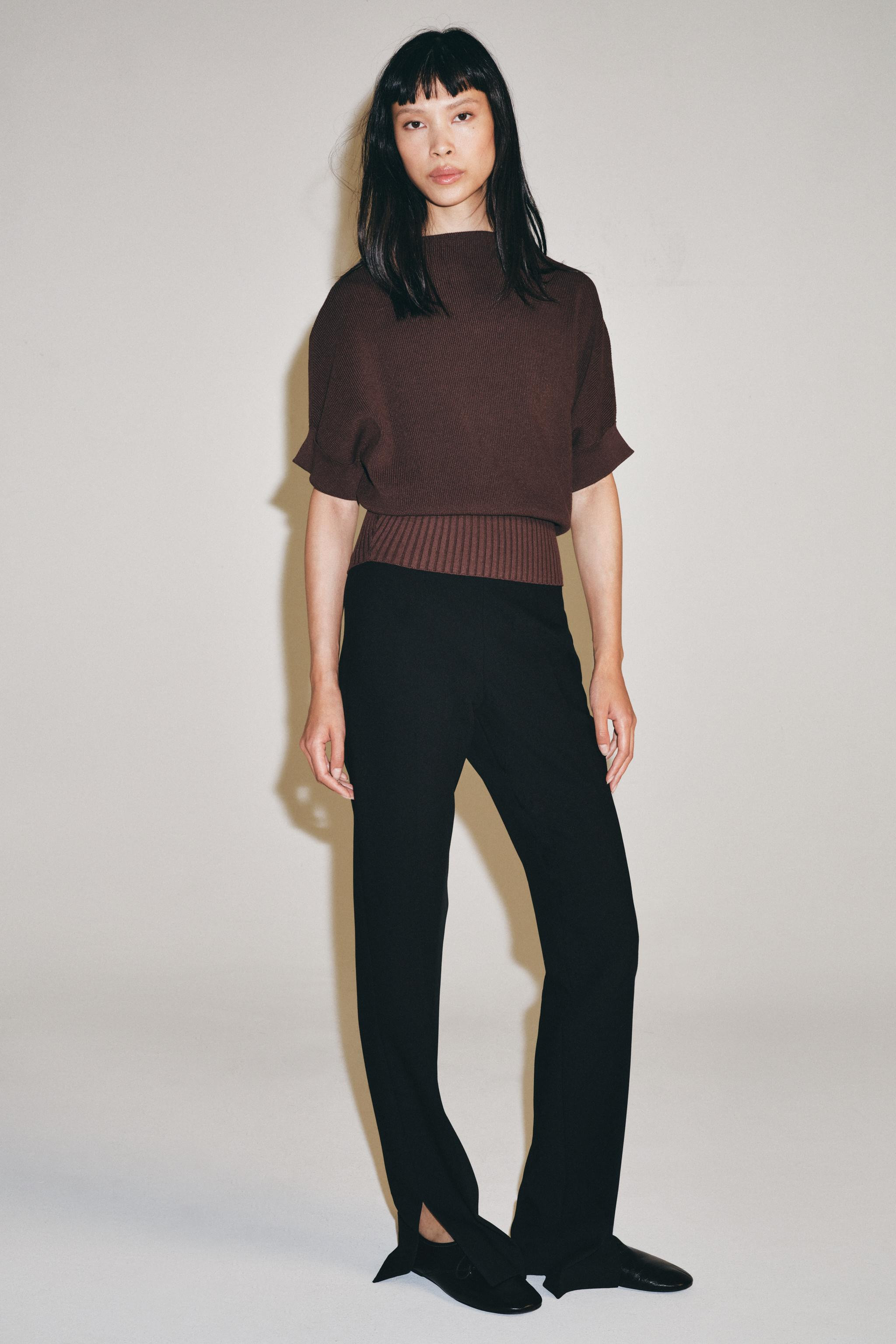 FITTED WAIST KNIT TOP | Zara US