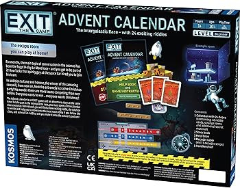 EXIT: The Game - Advent Calendar - The Intergalactic Race | Holiday Escape Room | 24 Days of Ridd... | Amazon (US)