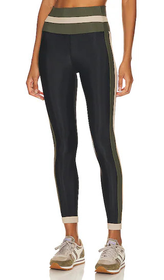 Melinda Legging in Military Olive Colorblock | Revolve Clothing (Global)