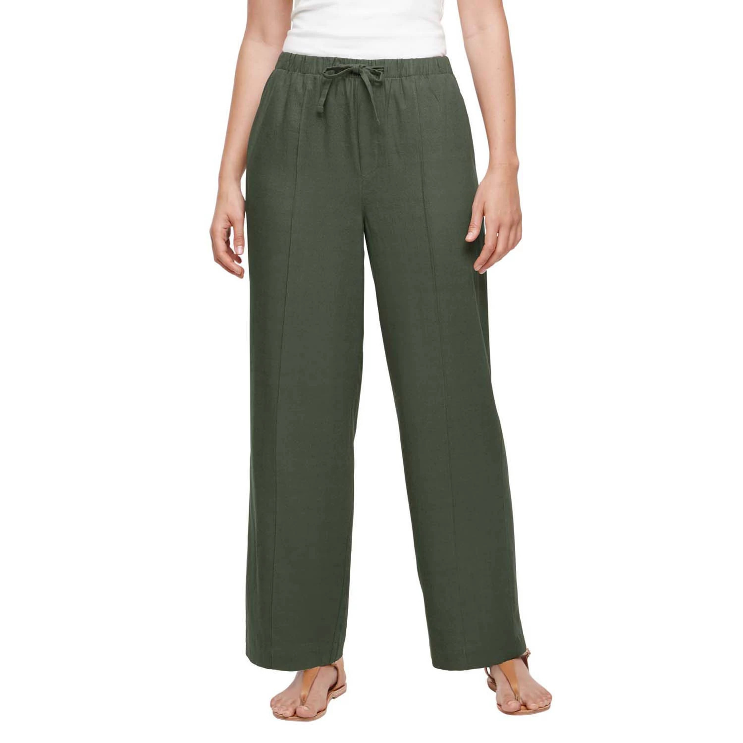 GAP LINEN PULL ON PANT - OLIVE XL:- Olive, XL | Sam's Club