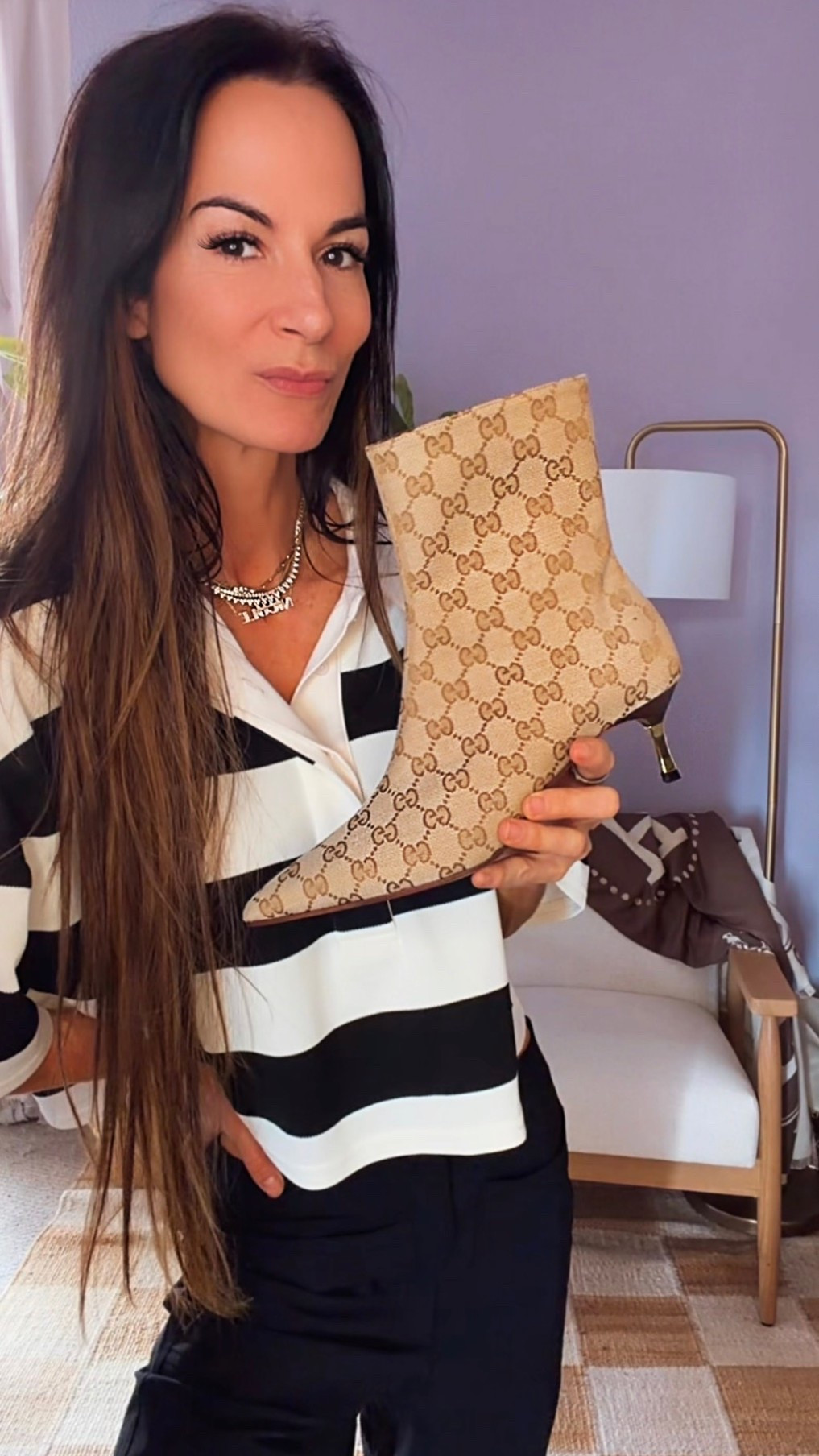 Spring just got a designer upgrade 💅🏼✨

Unboxing these Gucci beauties and I’m not even pretending to be calm about it. The mini heel, the monogram, the shape… she’s giving polished, she’s giving powerful, she’s giving “yes I absolutely bought the boots.”

Styled with stripes now, but wait until you see these with denim, a blazer, or a sleek black mini.

Luxury is in the details — and this one is worth it.



#NicoleColeeStyle #GucciStyle #DesignerFinds #LuxuryDetails #SpringStyle

#LTKOver40 #LTKselfcare #LTKdayinmylife