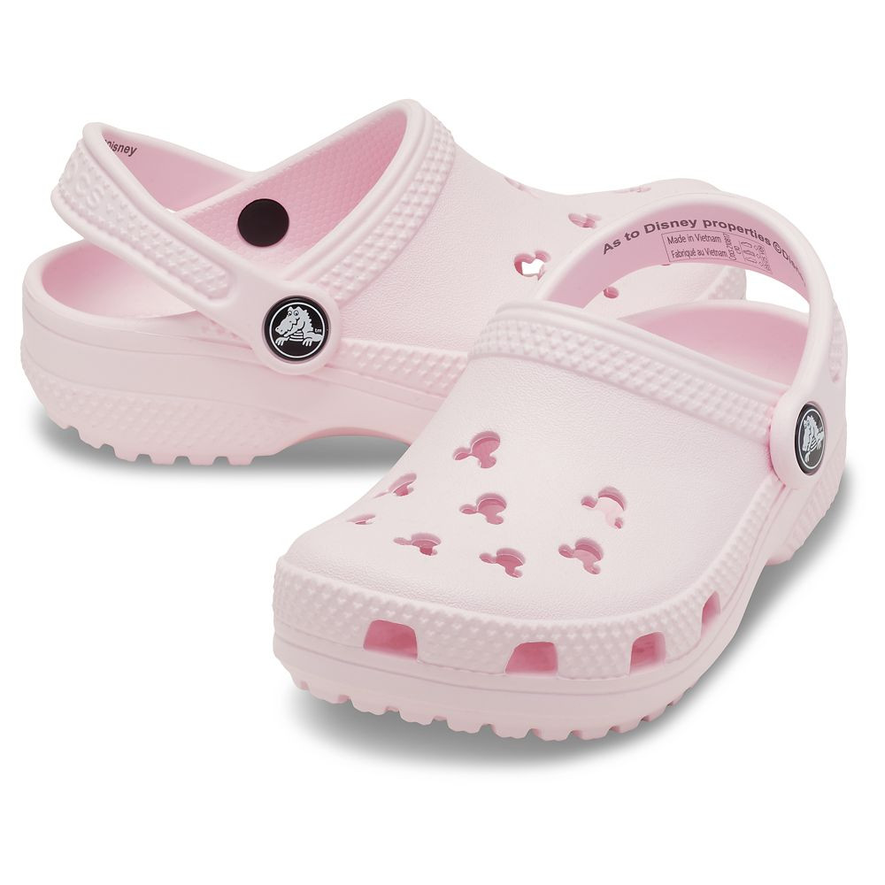 Mickey Mouse Icon Clogs for Kids by Crocs – Pink | Disney Store