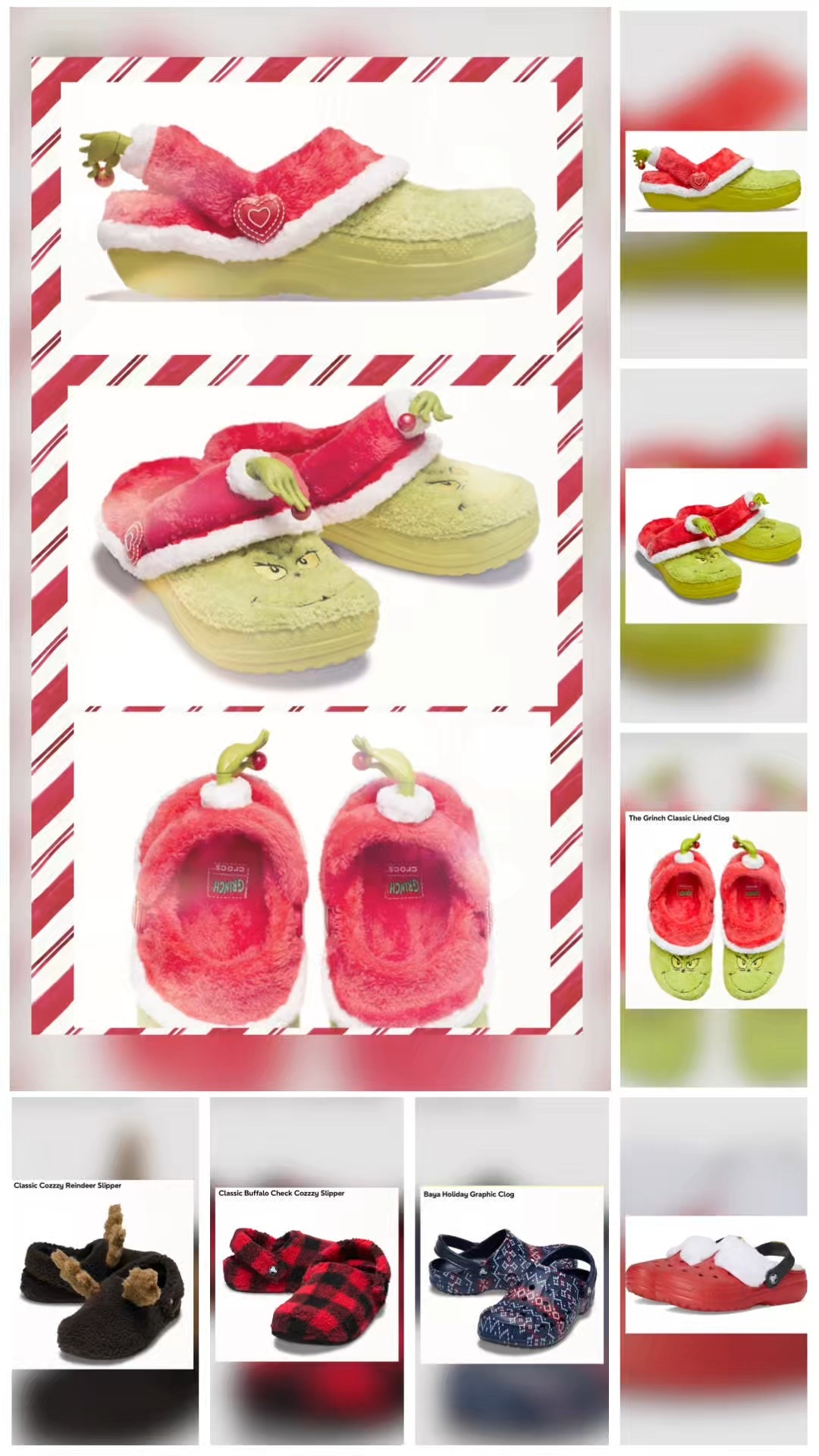 Step into the holidays in the cutest way! 🎄 These festive Crocs are the perfect mix of cozy and fun. 

From fuzzy Grinch clogs to reindeer and buffalo check styles. Comfy, festive, and honestly too cute to resist! 💚✨

#crocs #holiday #grinch #shoes

#LTKSeasonal #LTKHoliday