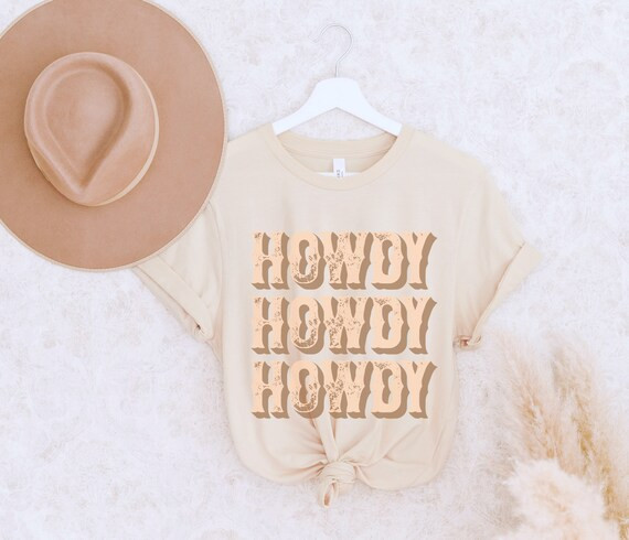 Howdy Shirt, Western Shirt for Women | Etsy (US)