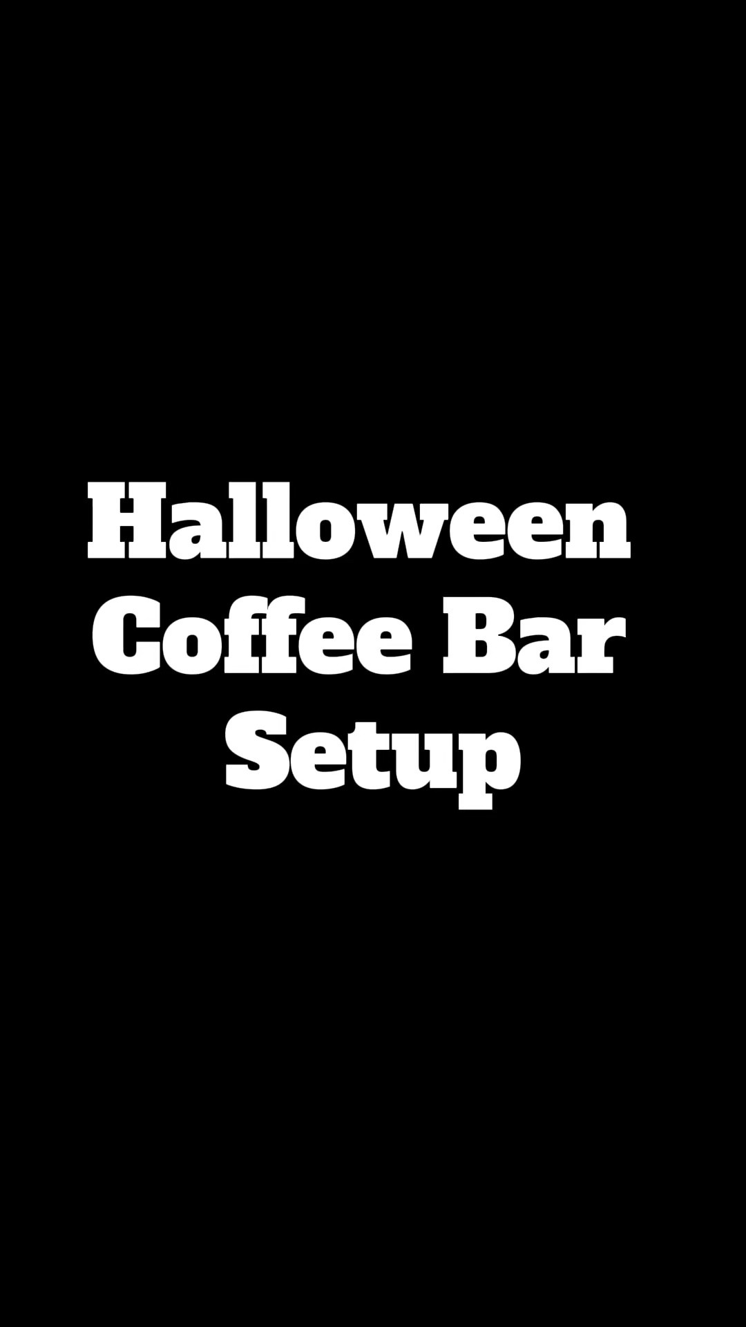 First day of Fall and I’ve officially redecorated our coffee bar for Halloween! 🎃

#LTKmomlife #LTKHome #LTKSeasonal
