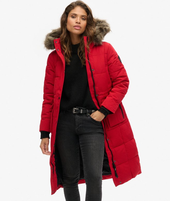 Everest Longline Puffer Coat | Superdry (UK)