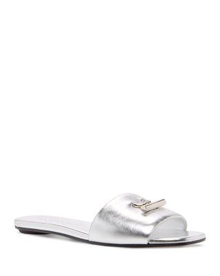Women's Leather Slide Sandals | Bloomingdale's (US)