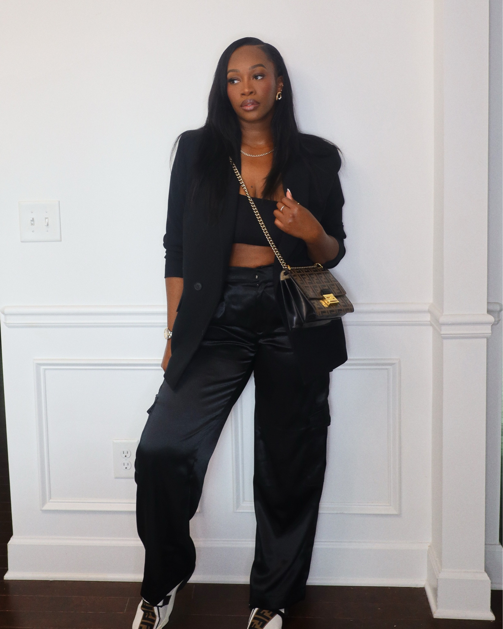 All black everything 🖤 an easy way to look pulled together is so go monochromatic 👌🏾 and layering gives you options to go from day to night easily  

#LTKStyleTip