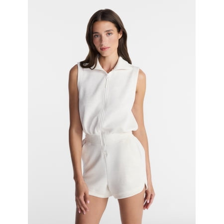 Avia Women s Scubaknit Romper Sizes XS-4X | Walmart (US)