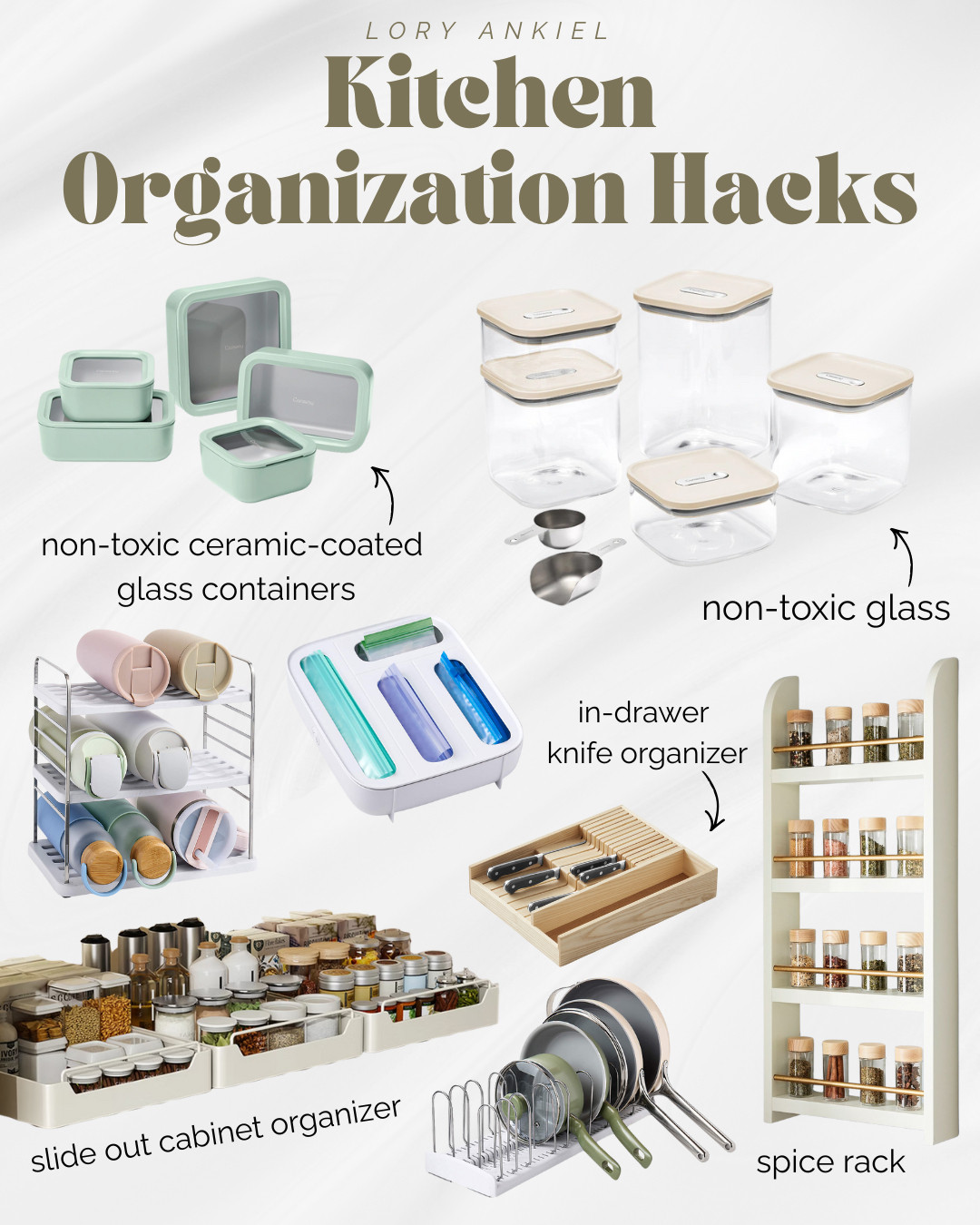 Kitchen Organization Hacks! - Some of my favorite products to keep my kitchen clean & tidy. 

#organization #kitchenorganization #storagesolutions 

 #LTKSeasonal #LTKOver40 #LTKHome