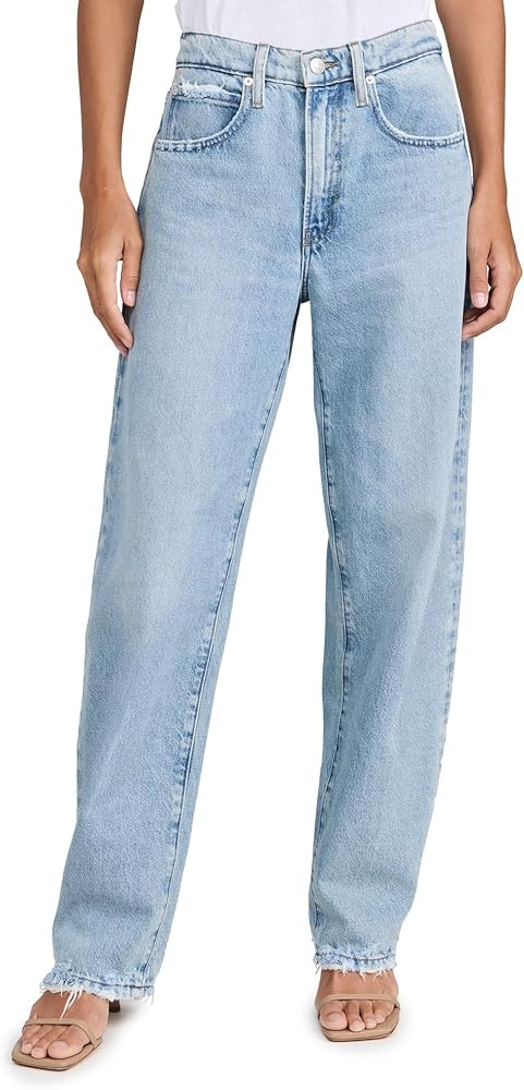 FRAME Women's Low Slung Barrel Jeans | Amazon (US)