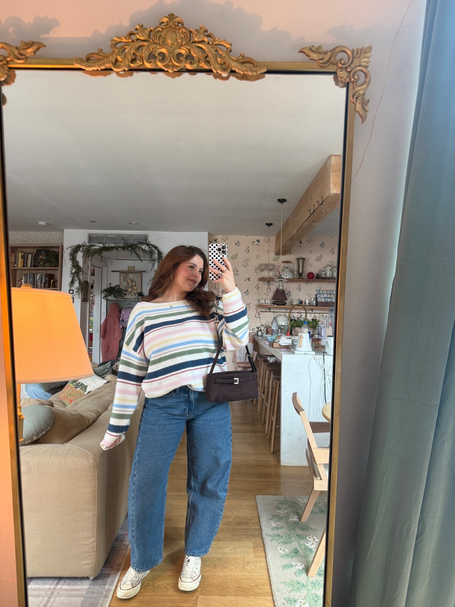 Abercrombie striped slashed sweater
Barrel jeans

#LTKMidsize #LTKSeasonal #LTKgrwm