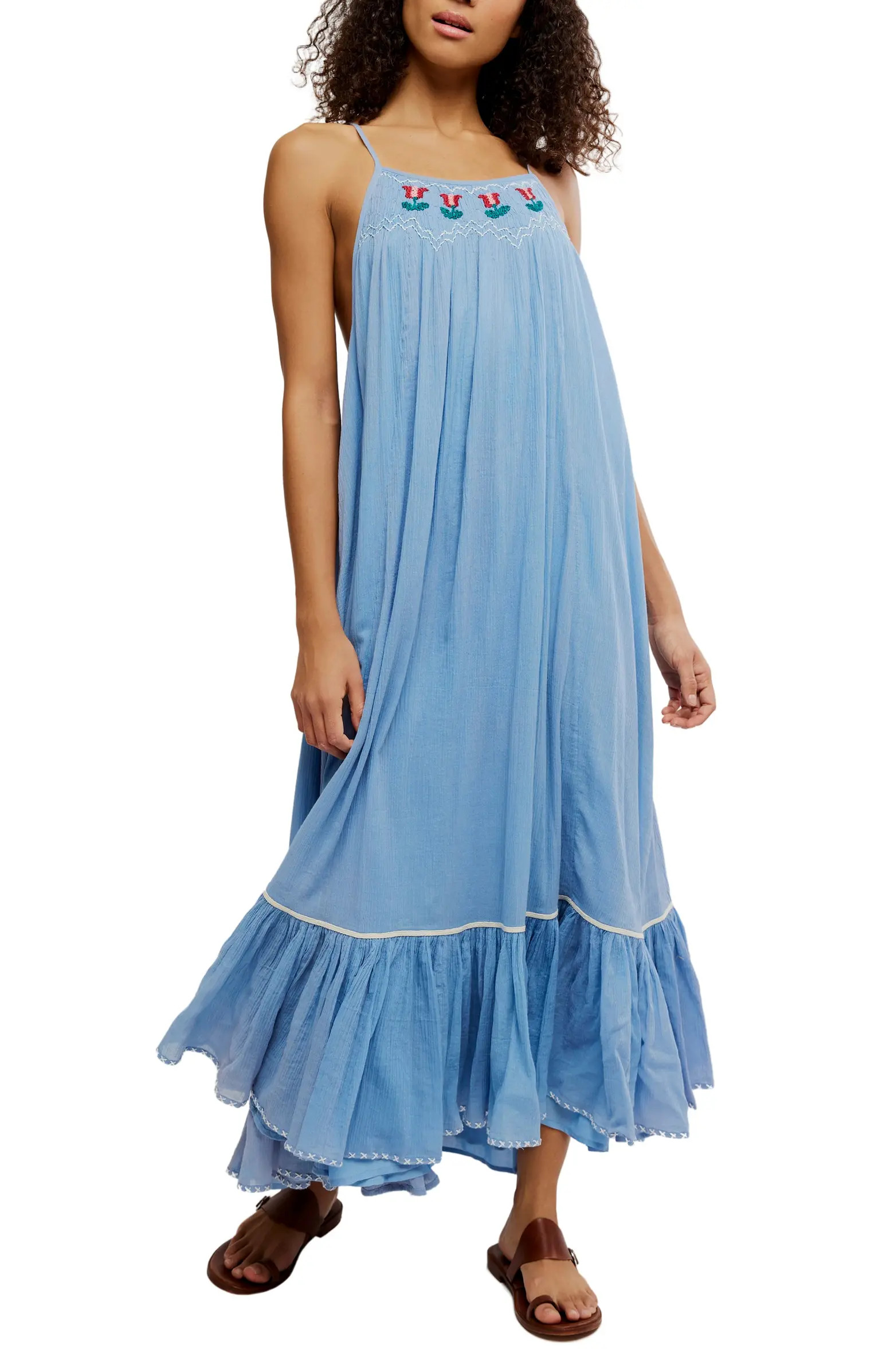 Free People Tip Toeing Tulip Midi Sundress | Nordstromrack | Nordstrom Rack