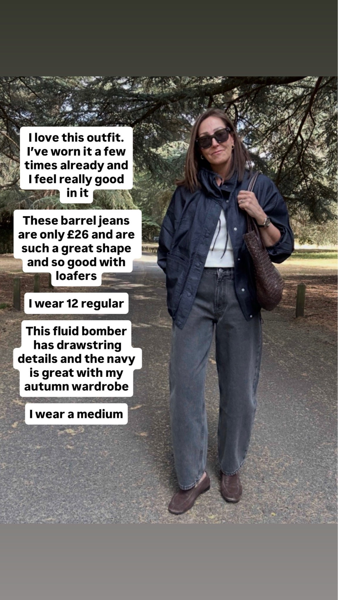 I love this outfit. I feel really good in it. The jacket is really fluid and has drawstring details at the collar which I really like. I wear a M
These jeans are such a great shape, really soft and only £26. 
I wear a 12 reg

#LTKautumn #LTKover50style #LTKstyletip