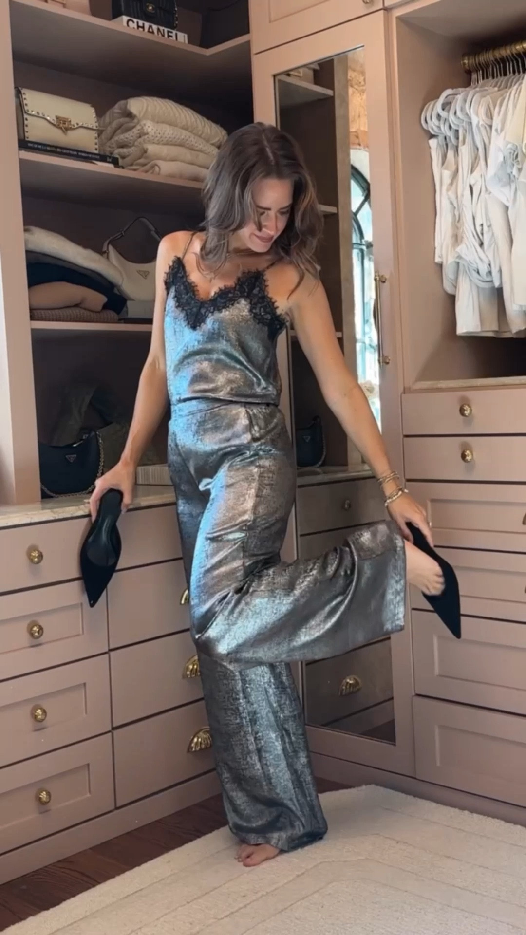 the perfect set to wear together or as separates ✨ love this especially for the holiday season 



#LTKHoliday #LTKgrwm #LTKootd