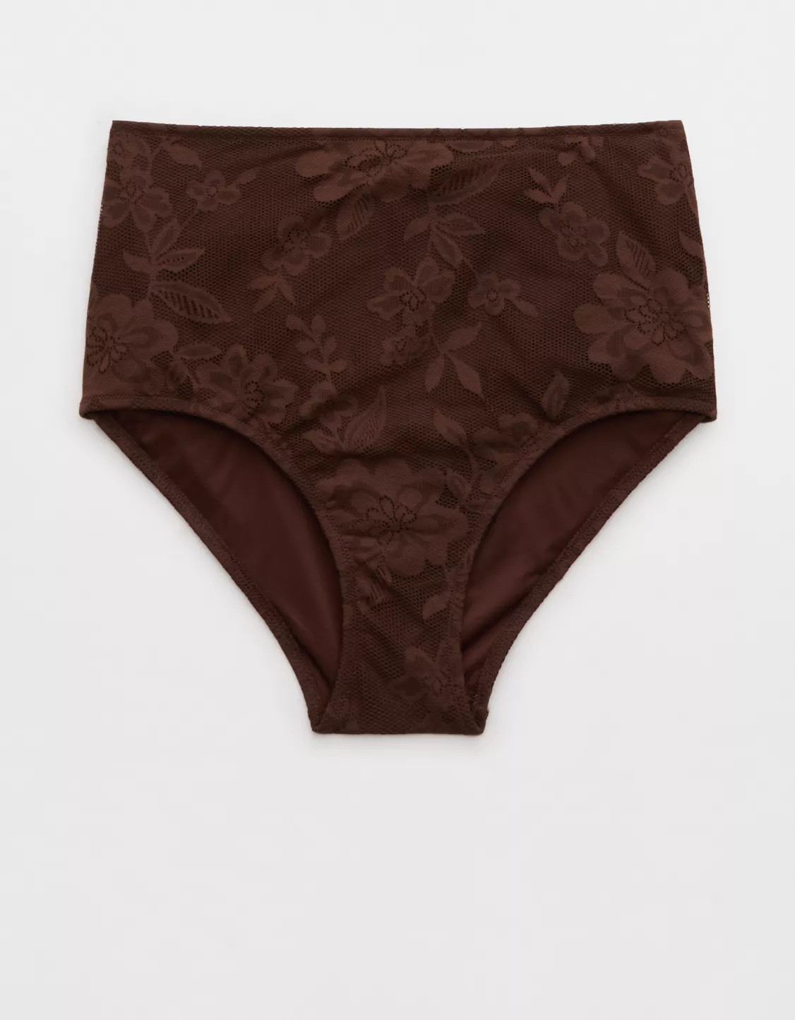 Aerie High Waisted Lace Bikini Bottom | Aerie