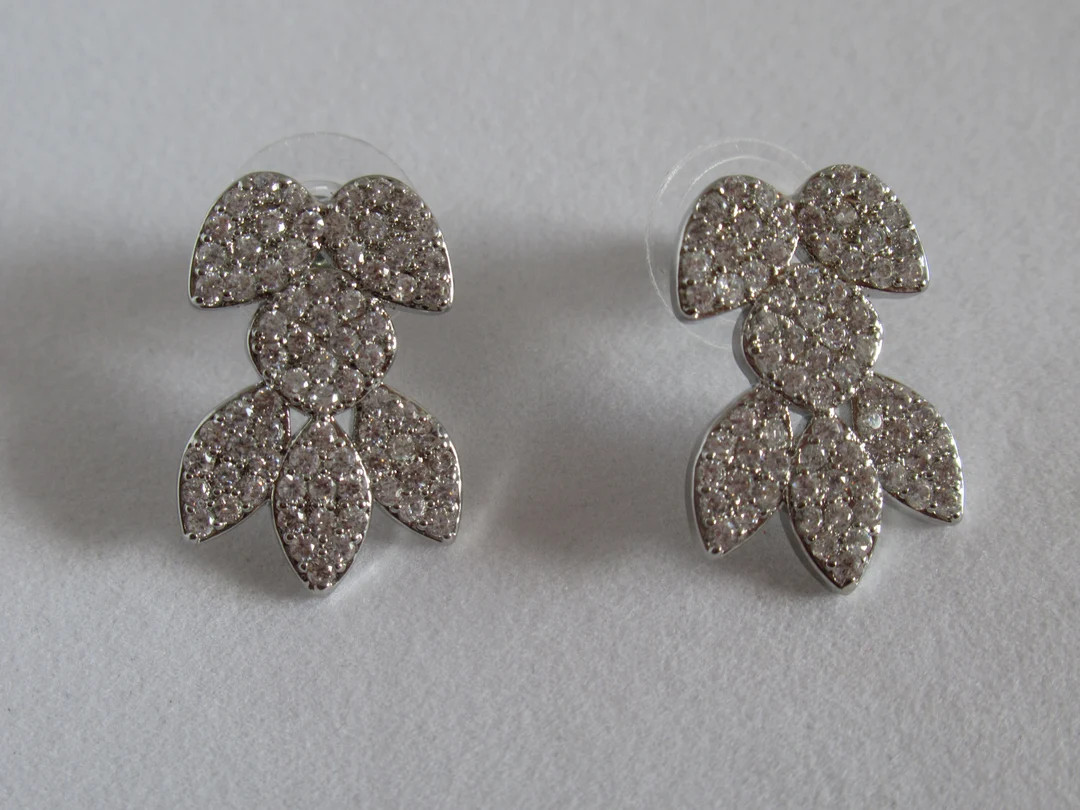 Meghan Markle Duchess of Sussex Inspired Geometric Pave Set Party Earrings - Etsy | Etsy (US)