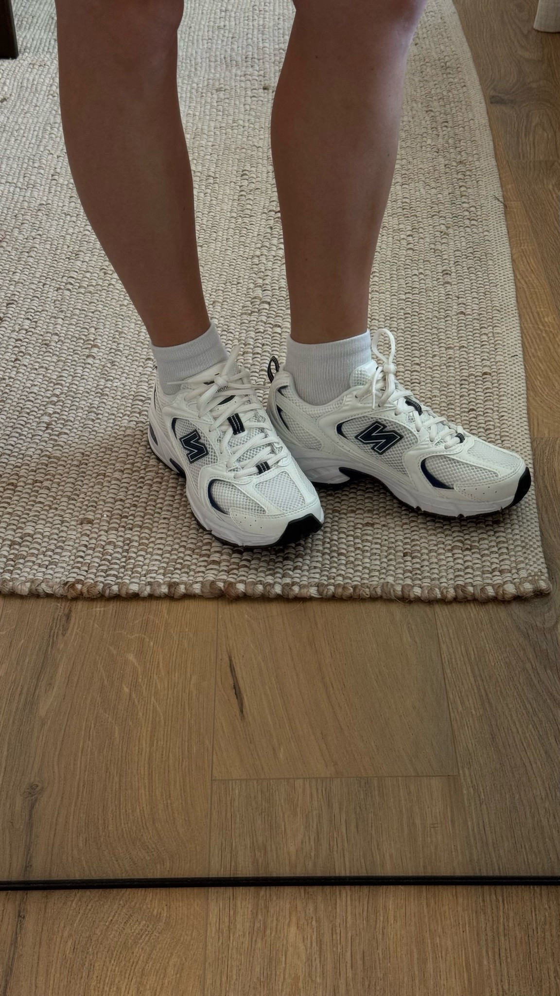 crisp new sneakers! love the pop of navy blue to go with all my more colorful summer activewear. 

New Balance Classics 530 

 #LTKootd #LTKActive #LTKSaleAlert