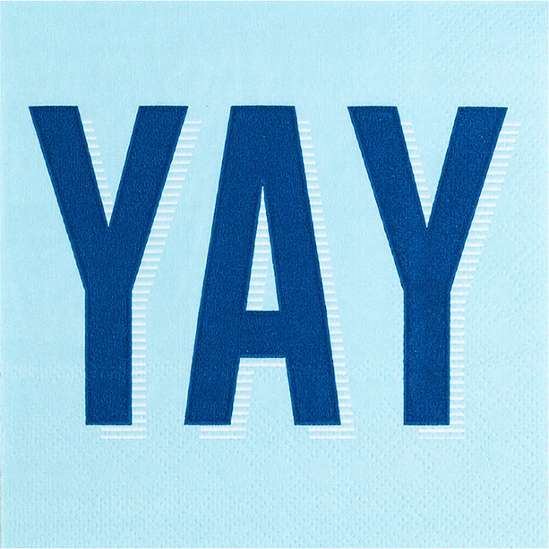Witty "Yay" Cocktail Napkins | Maisonette