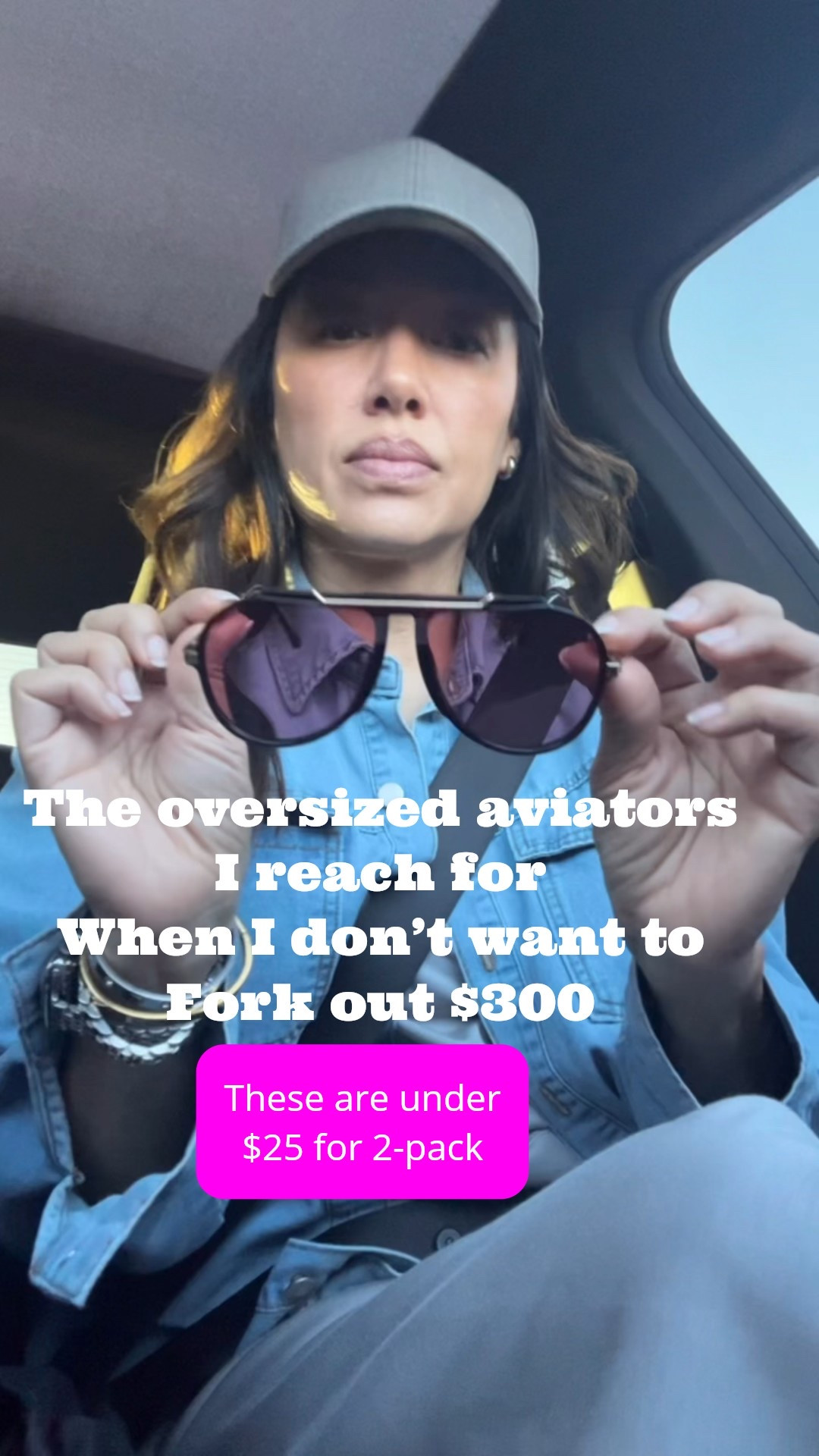 I can’t get over how good these look for less oversized aviator sunglasses are!

The quality, the design…I love it all!



#LTKOver40 #LTKgrwm #LTKootd