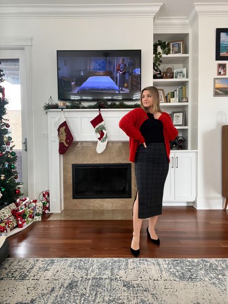 Outfits inspired by Love Actually!
Sweater is old but I linked this year’s version
Skirt - 50% off! I have a regular size small and it’s a little long but not bad with heels

#LTKsalealert