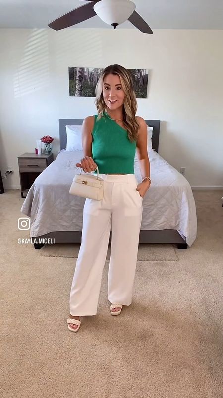 Date night outfit 😍

XS in the green open back top
US size 2 petite in the white pants from princess polly! It comes in a set or you buy just the pants! 

Amazon top 
Amazon fashion
Fall fashion 2023

#LTKunder50 #LTKstyletip #LTKshoecrush