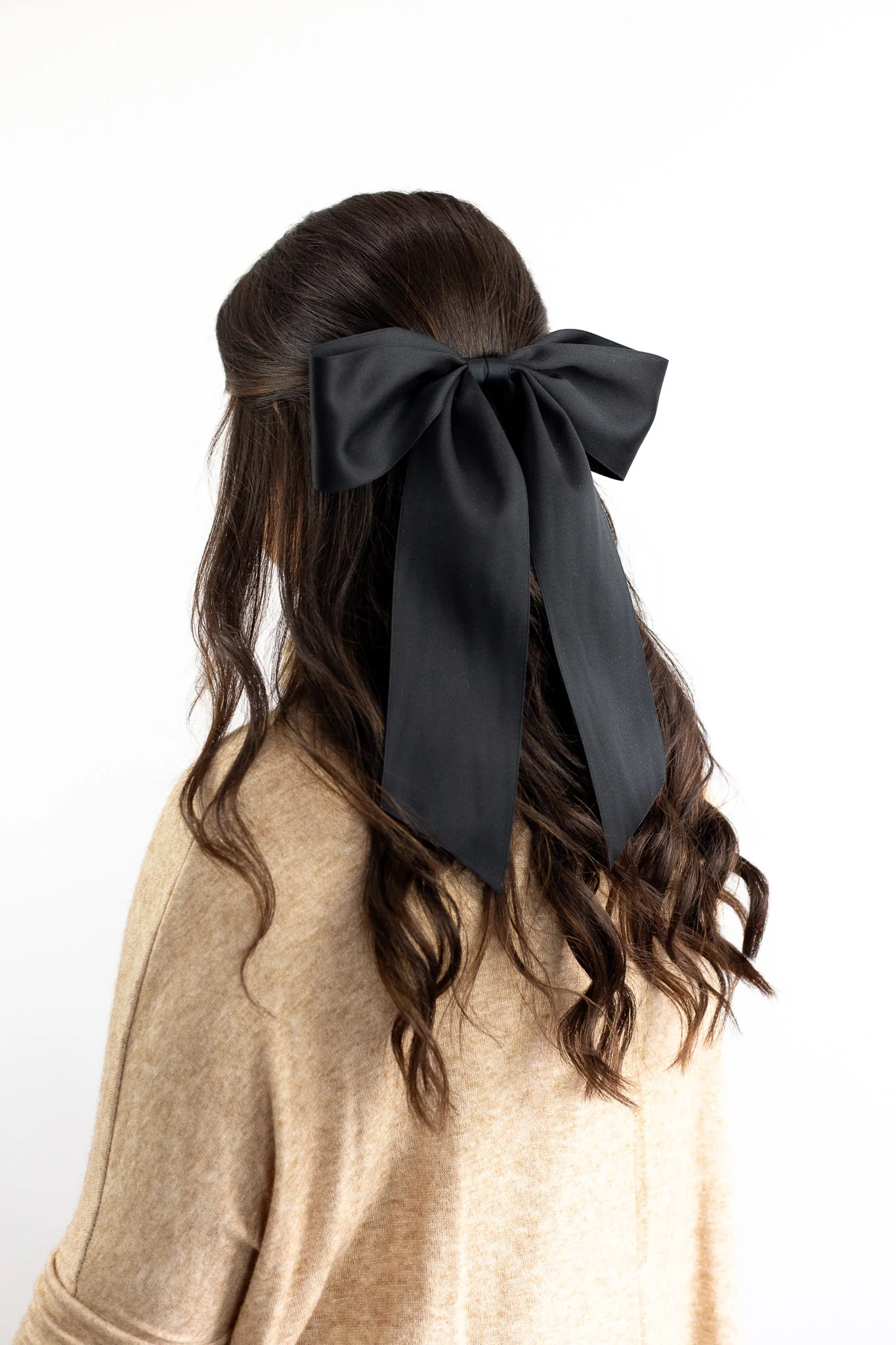 Oversized Bailee Matte Satin Bow | Grace & Grandeur Bow Company