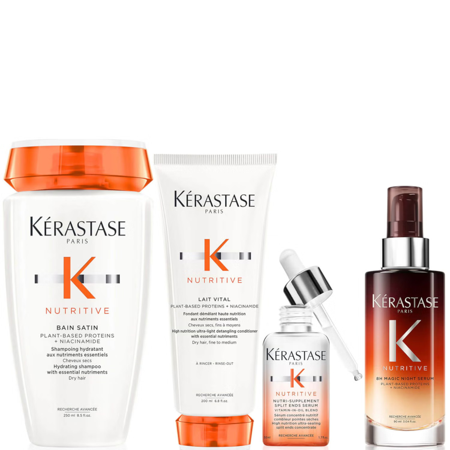 Kérastase Nutritive Daily Nourishing Regime for Fine-Medium Dry Hair | Look Fantastic (UK)