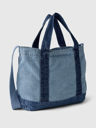 Gap Logo Denim Strap Mini Tote Bag | Gap (US)