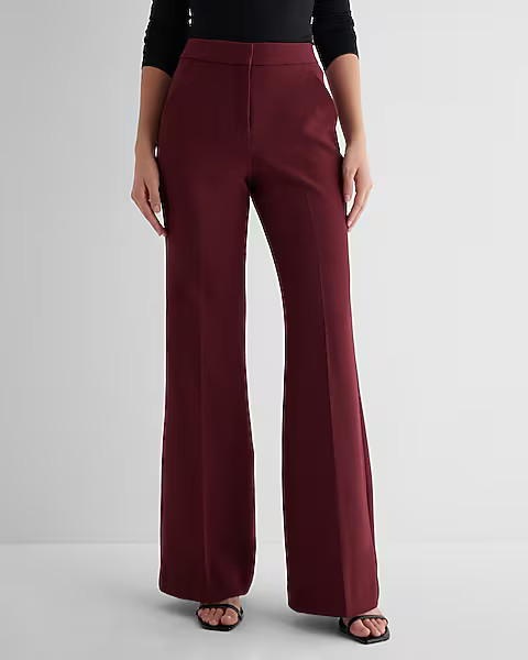 Editor High Waisted Trouser Flare Pant | Express