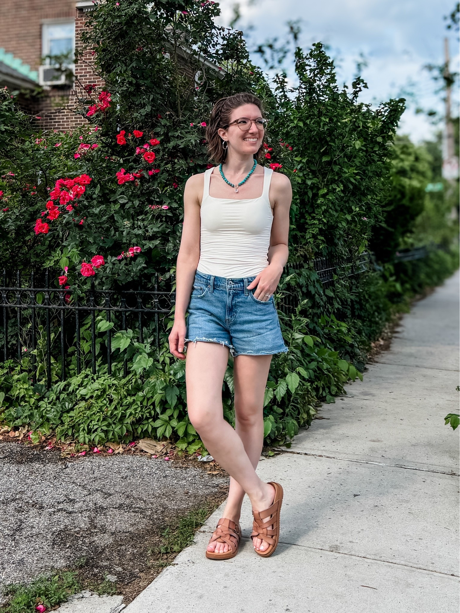 Bra top: TTS, SO comfortable!
Shorts: TTS, can size up if you want a more over sized look
Sandals: TTS, very comfortable!!

#LTKdayinmylife #LTKSeasonal #LTKSaleAlert
