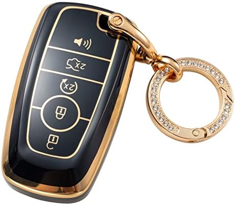 CAJISU Key Fob Cover Compatible with Ford Escape Expedition Explorer F-150 F-250 F-350 F-450 F-550 M | Amazon (US)