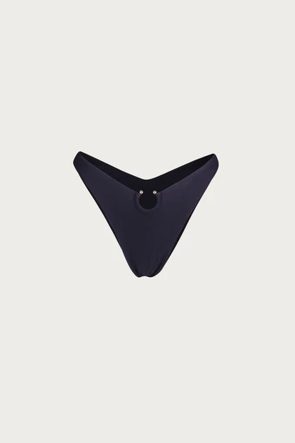 Pierced Bottom (Faux Suede Black) | SAME
