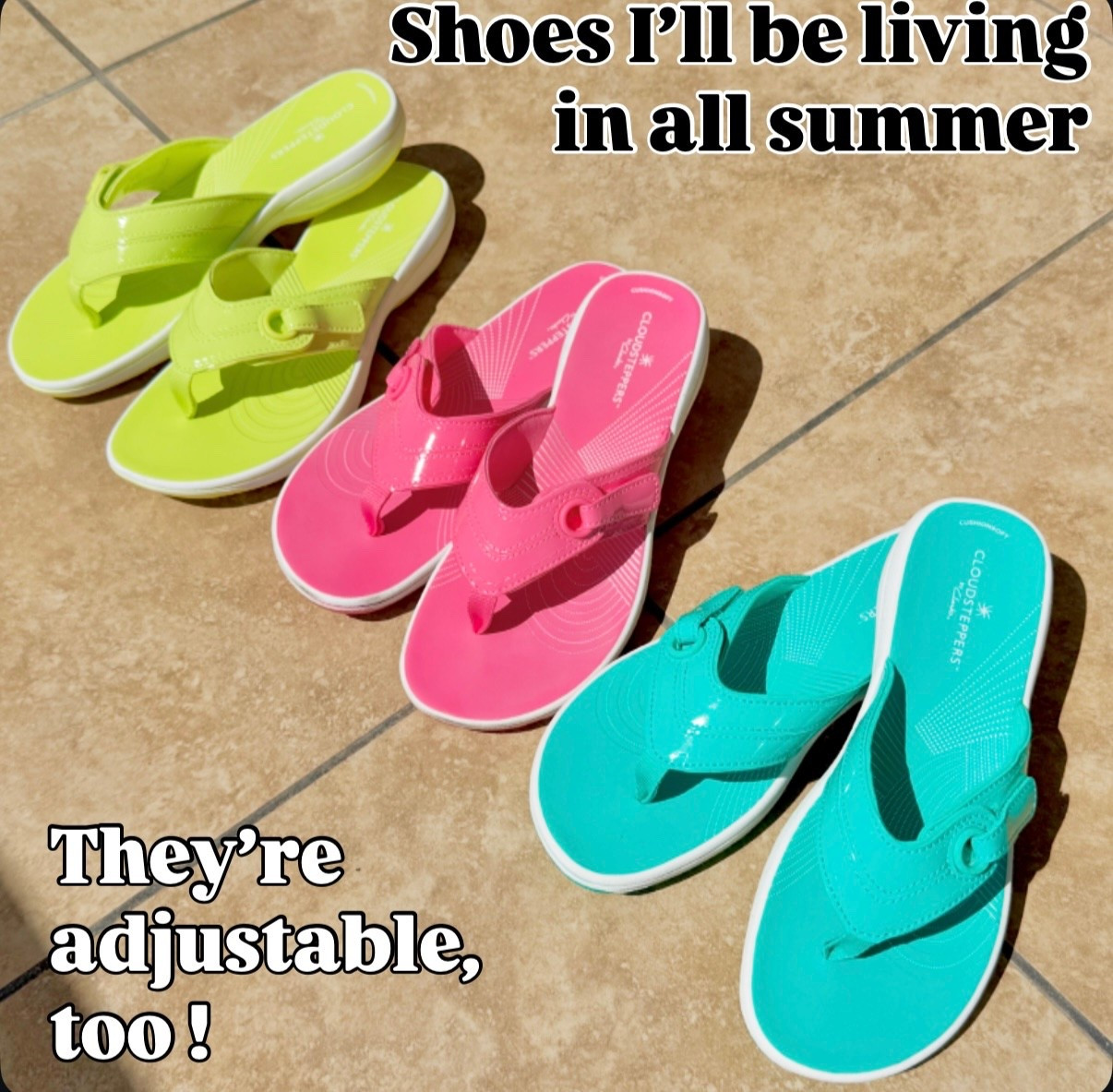 Got these 3 colors and ordering the blue 😍 

Spring sandals, summer sandals, summer shoes, flip flops 