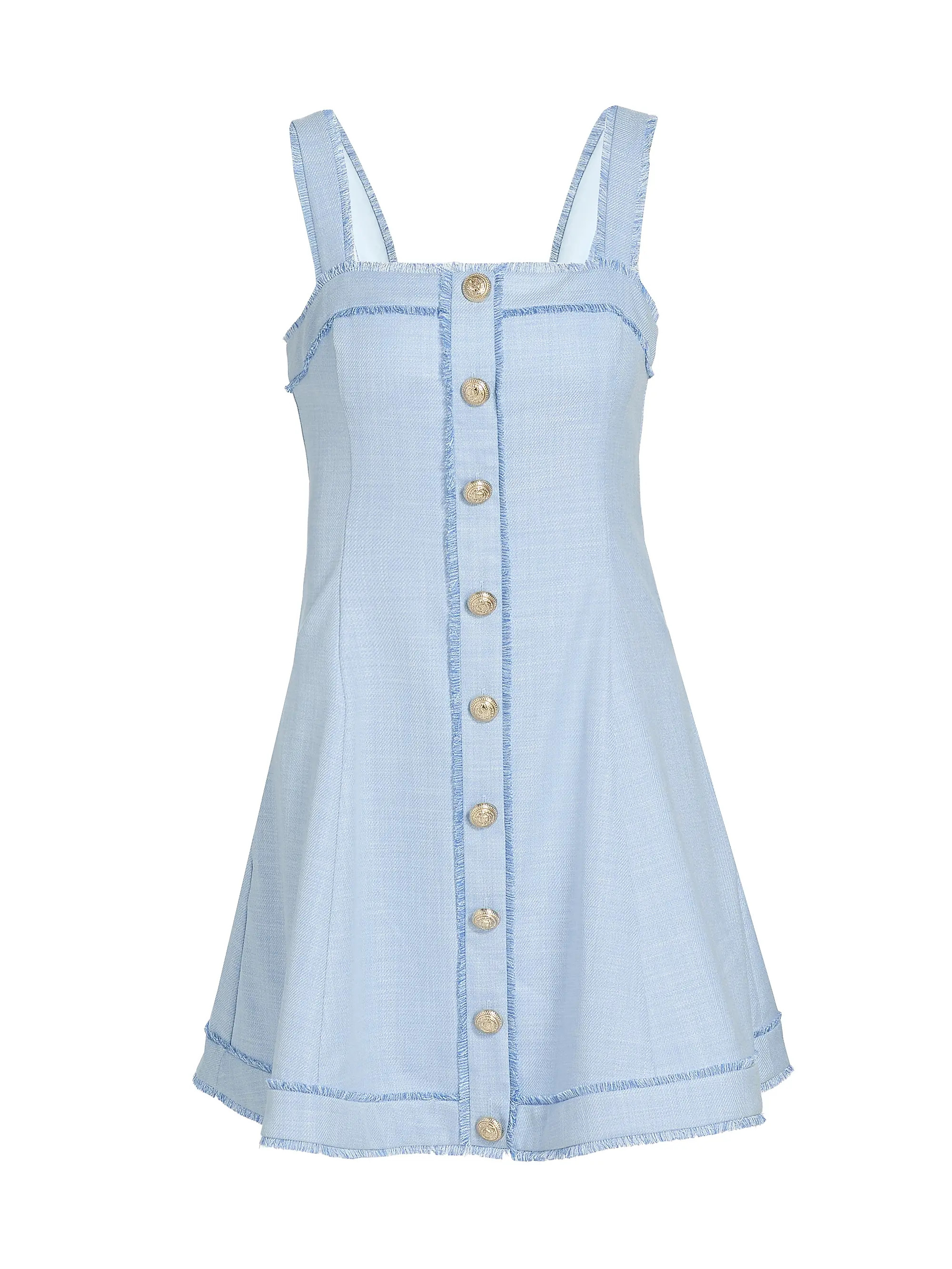Generation Love Whitney Chambray Suiting Minidress | Saks Fifth Avenue | Saks Fifth Avenue