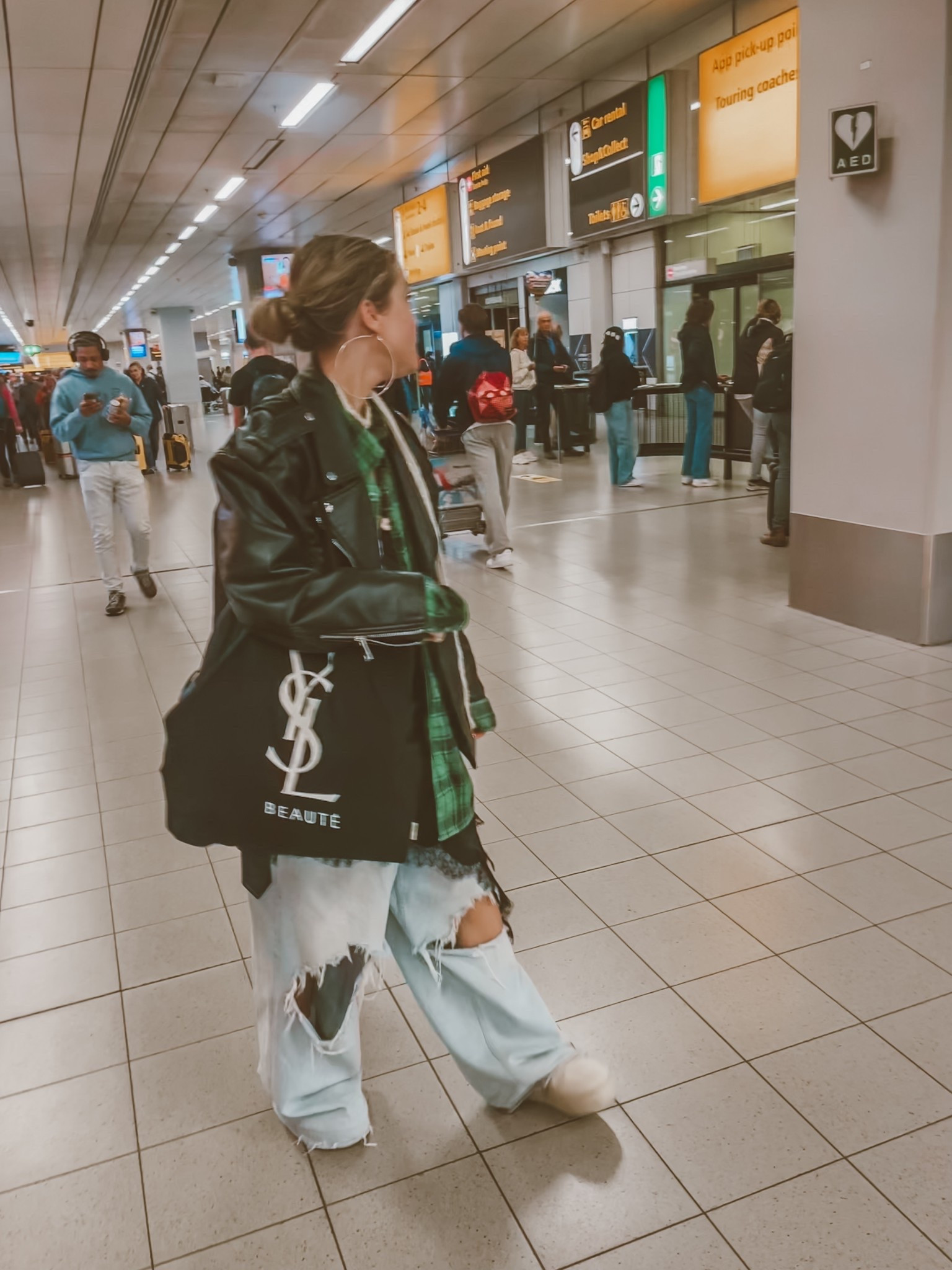 Jeans and vegan leather jacket outfit of the day. 🫶🏻🫶🏻 

#LTKStyleTip #LTKU #LTKSeasonal