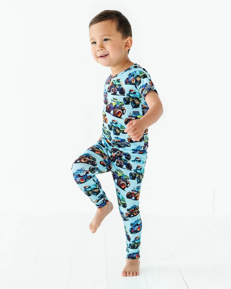 Trucks Are My Jam Two-Piece Pajama Set | Bums & Roses