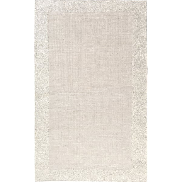 Drake Linden Ivory Wool/Jute Handmade Area Rug | Rugs Direct