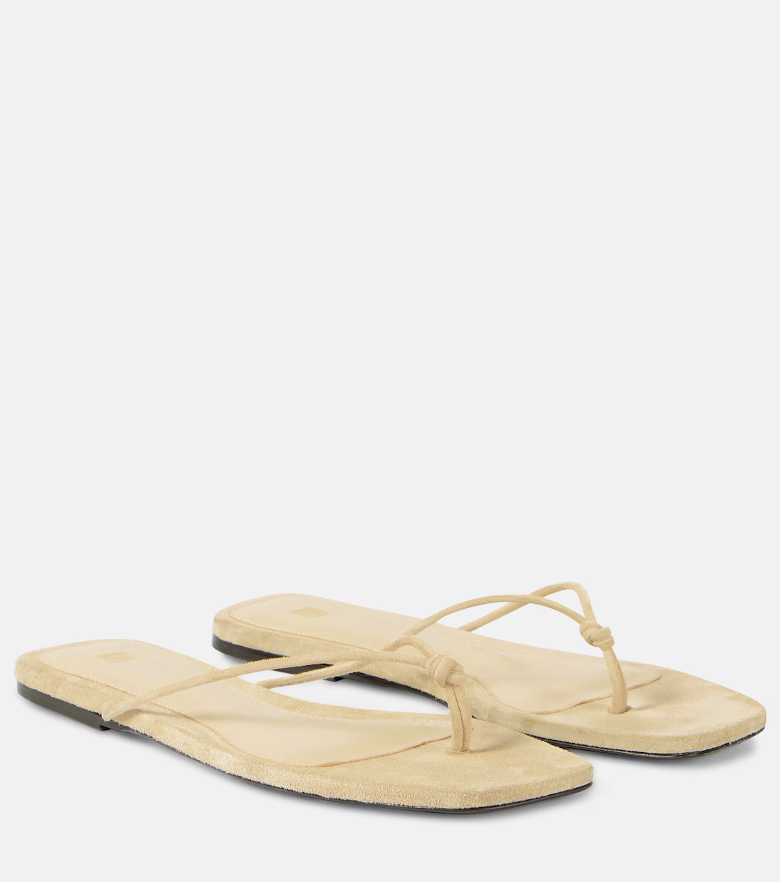 The Knot suede thong sandals | Mytheresa (UK)