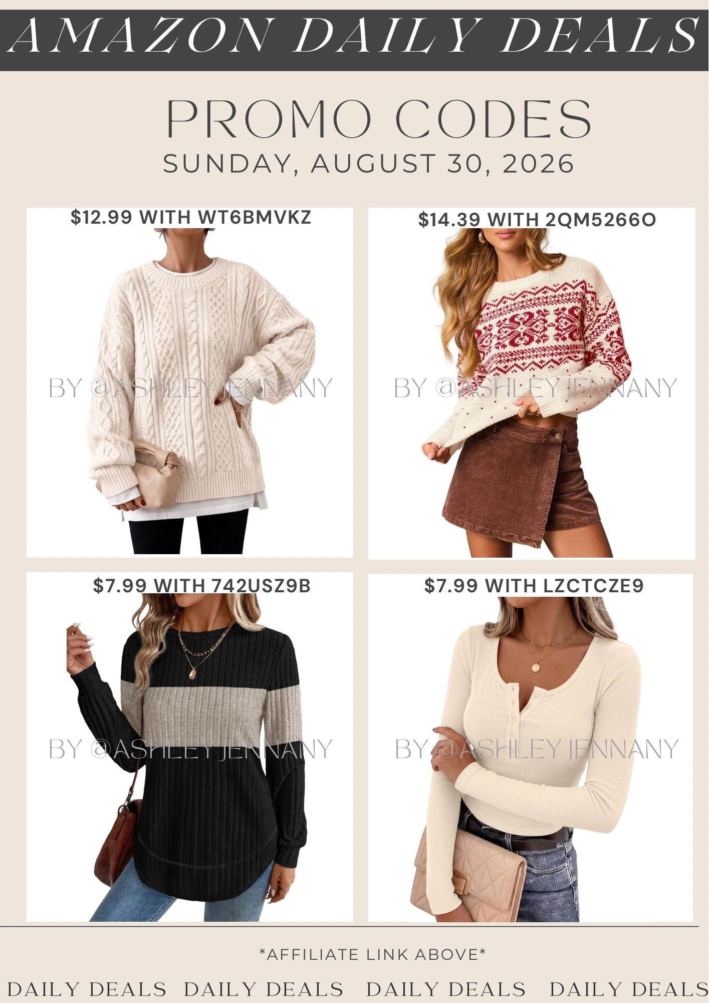 Amazon deals

#LTKMidsize #LTKSaleAlert #LTKSeasonal