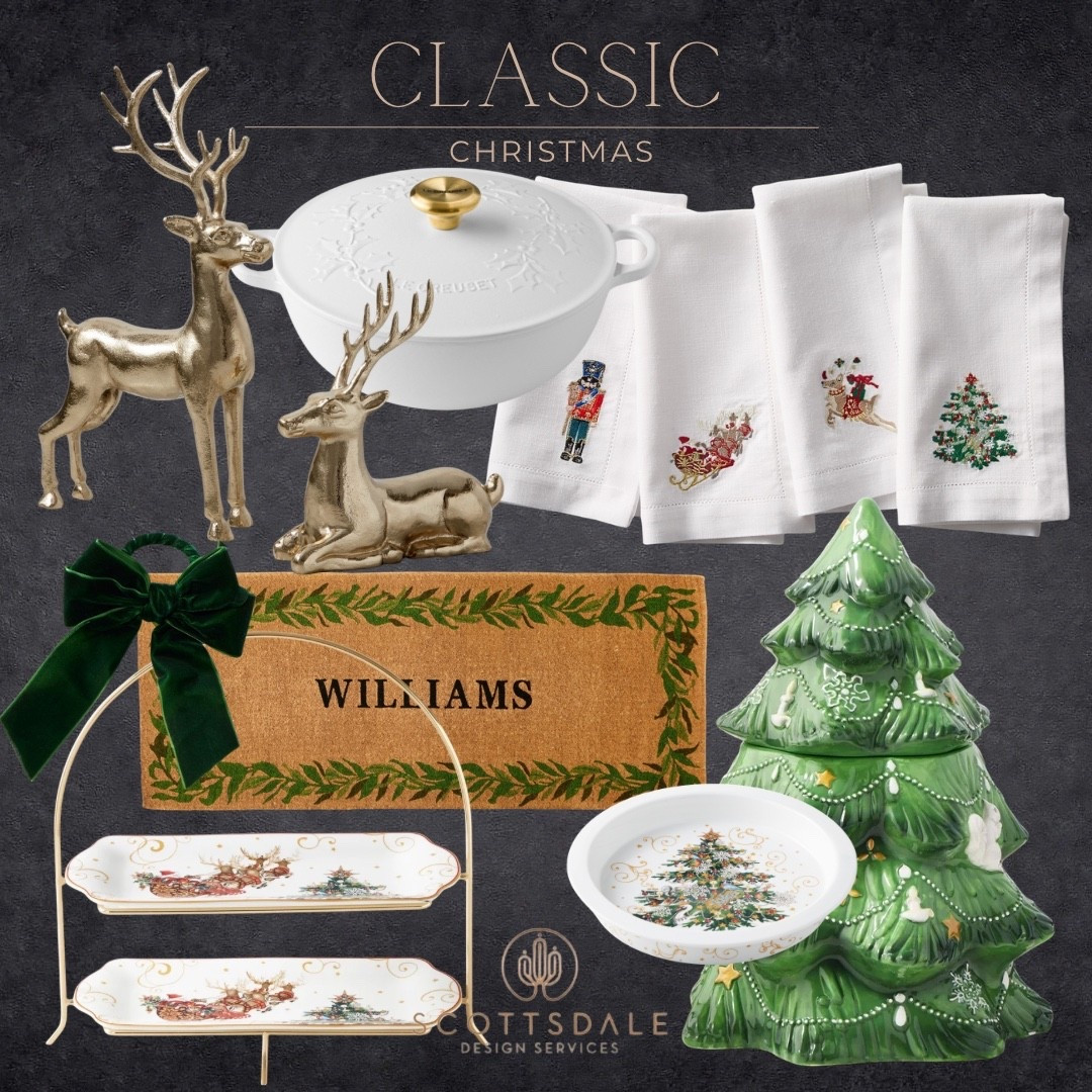 Classic Christmas finds🎄

Holiday baking, serve ware, platter, Christmas cookie jar, gold reindeer, door mat, bow napkin

#LTKHome #LTKSeasonal