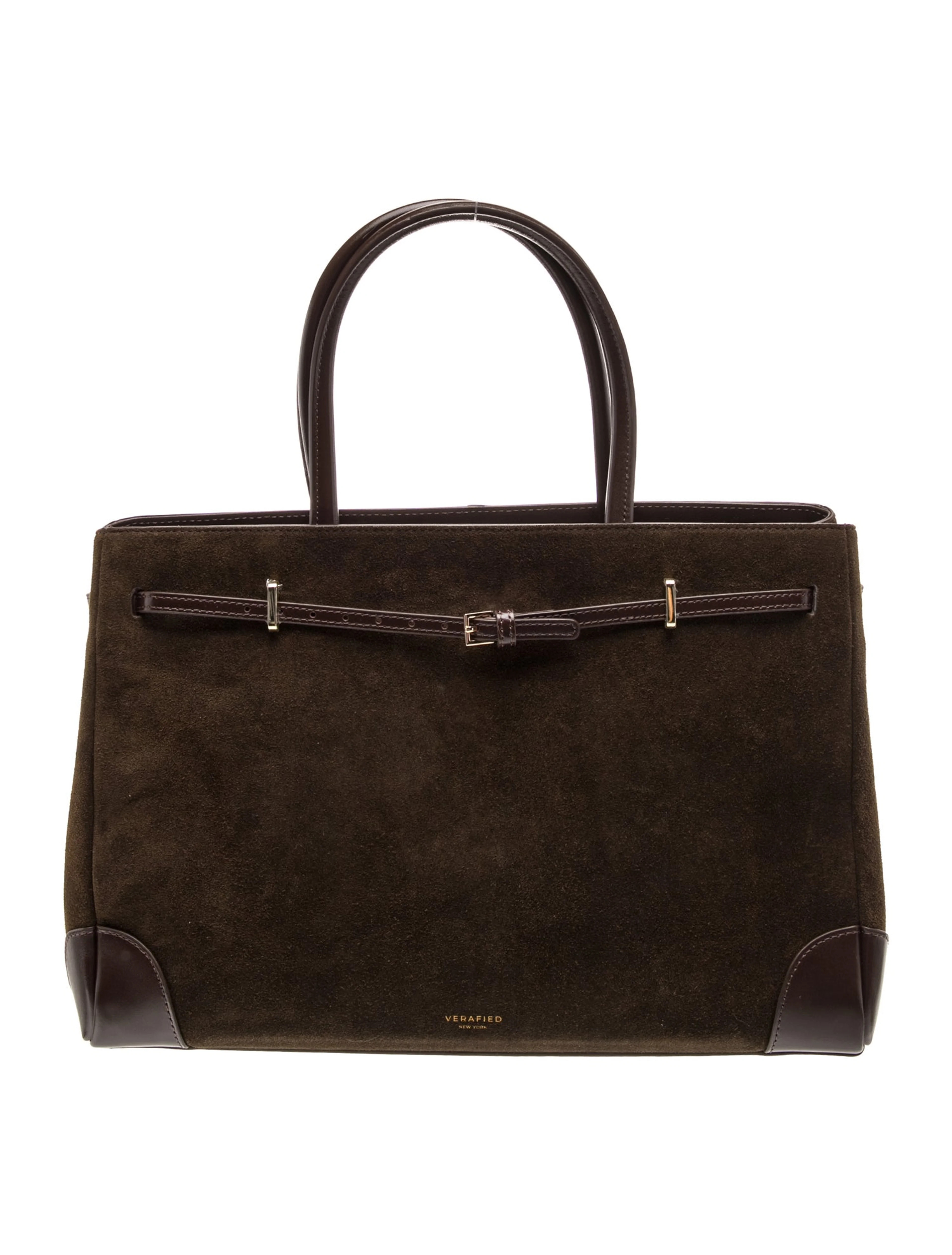 Suede Book Tote 33 | The RealReal