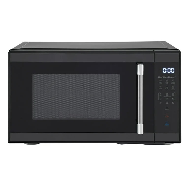 Hamilton Beach 1.1 cu. ft. Countertop Microwave Oven, 1000 Watts, Black Stainless Steel | Walmart (US)