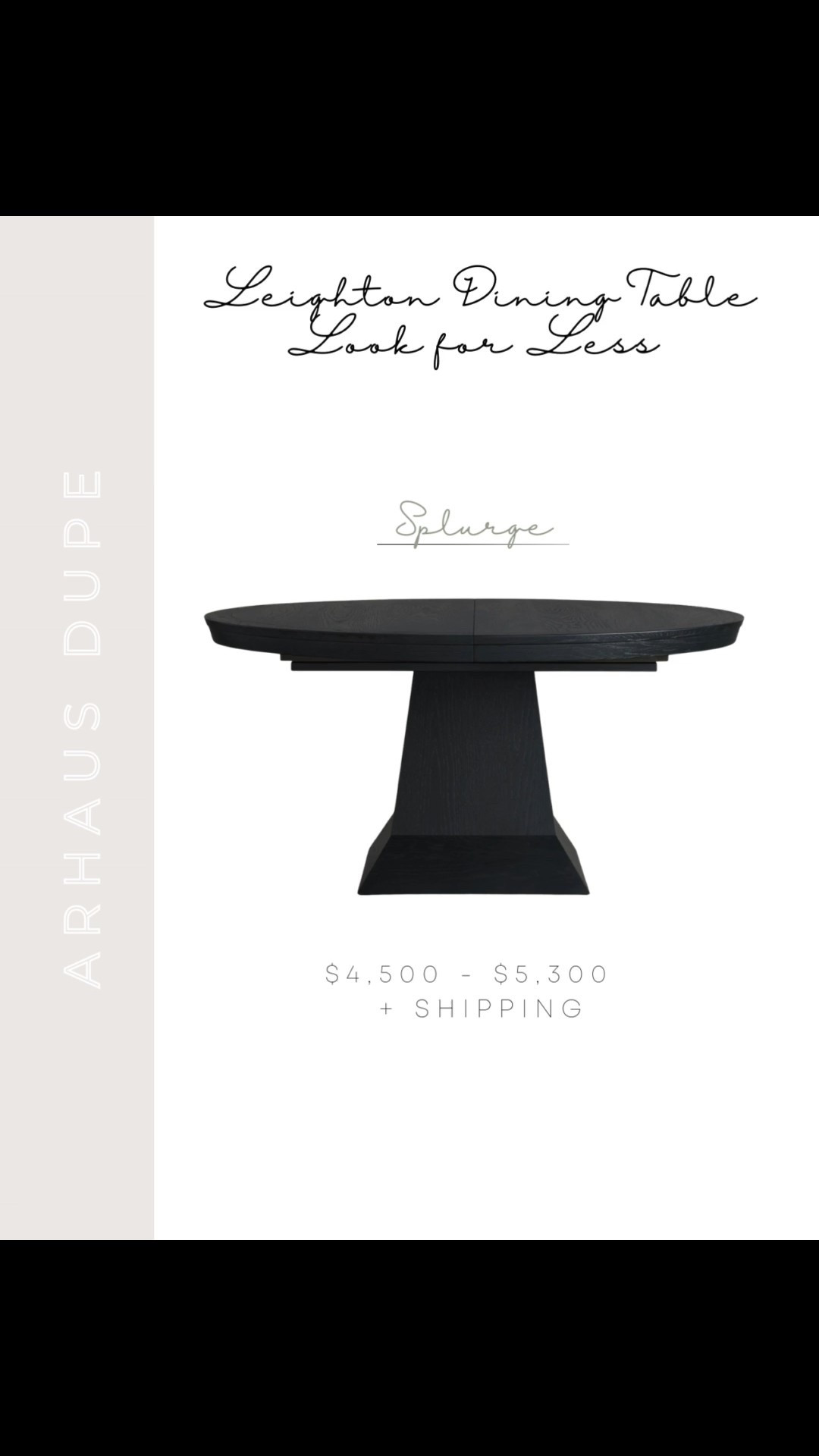Love the Arhaus Leighton Dining Table but not the price? These look-for-less dupes give you the same elevated, warm wood aesthetic for way less. Shop the original + my favorite affordable alternatives including a Wayfair best seller!

Arhaus Leighton dining table
Leighton table dupe
Arhaus dining table dupe
dining table look for less
round dining table dupe
oval dining table dupe
wood dining table dupe
modern dining table
neutral dining room furniture
warm wood dining table
designer dining table dupe
high-end look for less
affordable dining room furniture
save vs splurge furniture
coastal dining room decor
transitional dining room
modern farmhouse dining table
neutral home decor
dining room inspiration
dining furniture finds
budget-friendly home decor
wayfair dining table
walmart dining table
extendable dining table
extending dining table 



#LTKSaleAlert #LTKHome
