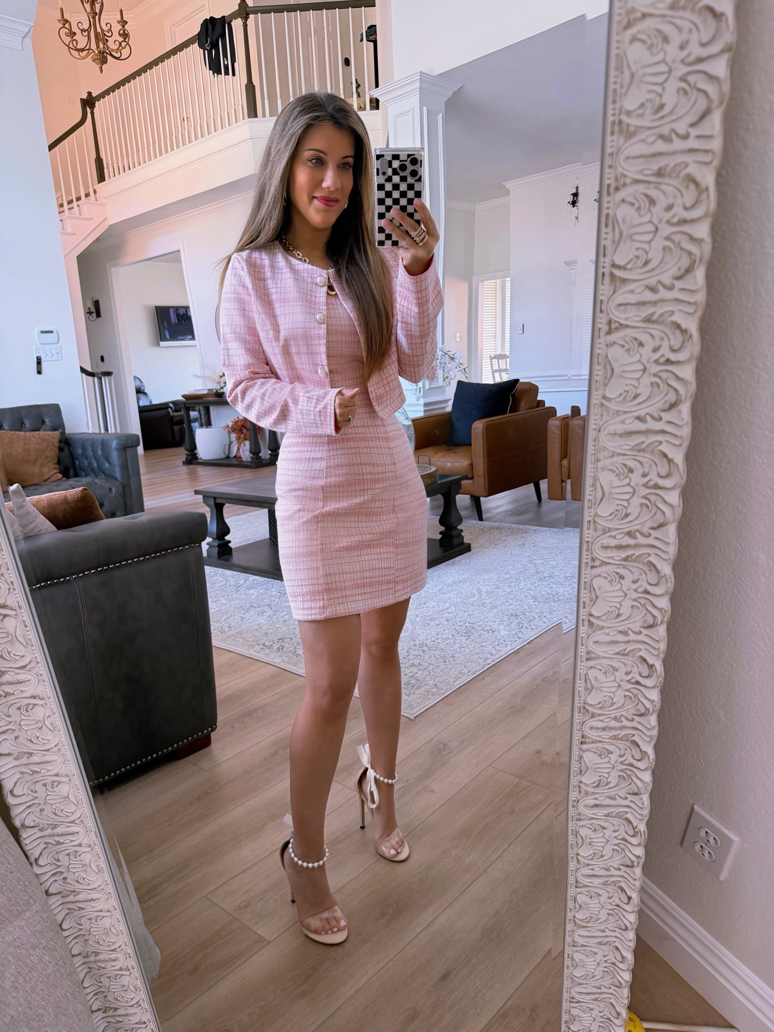 Dress and blazer. It’s giving el woods 

#LTKValentine #LTKdayinmylife #LTKootd