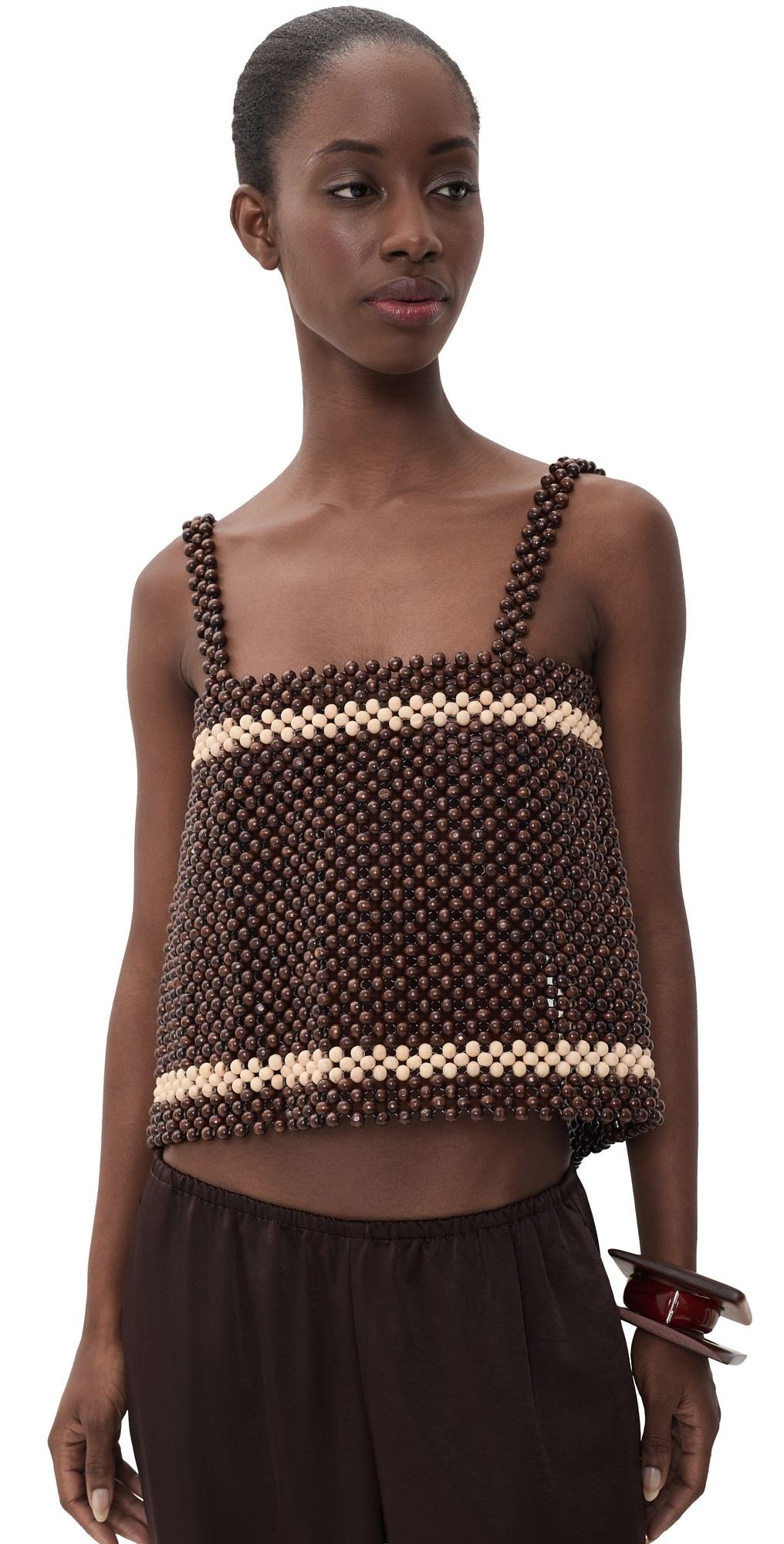 St. Agni Taxi Top Coffee/Ecru XS/S | Shopbop