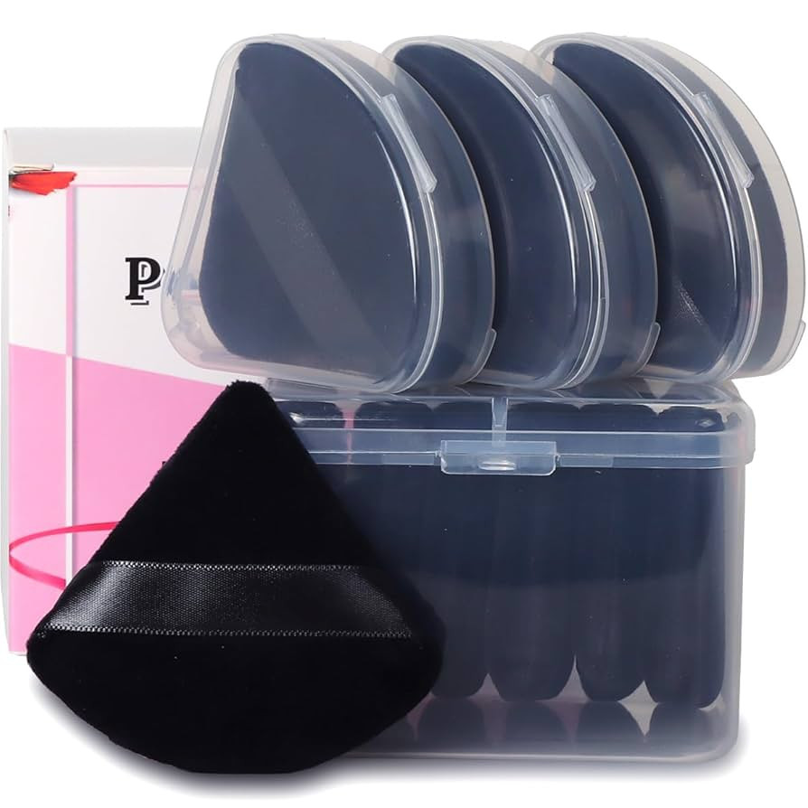 Ocim 10Pcs Triangle Powder Puffs for Face Powder,Soft Velour Triangular Beauty Puff,Makeup Presse... | Amazon (US)