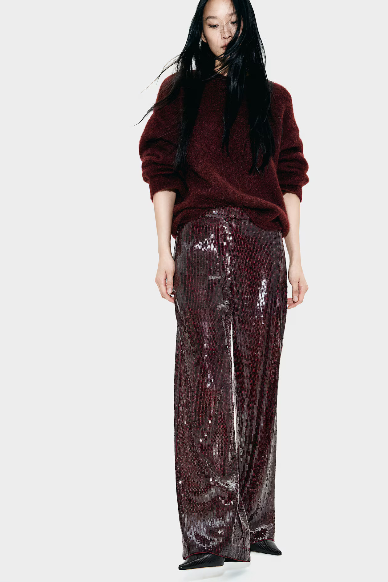 Sequined trousers | H&M (UK, MY, IN, SG, PH, TW, HK)