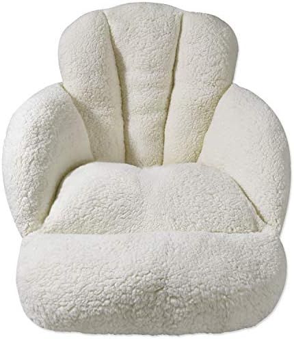 ARTBECK Chair Cushion Desk Seat Cushion Sherpa Wool Plush Thickening Chair Cushion Relax Waist Ba... | Amazon (US)